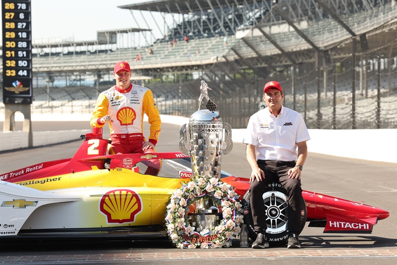 107th Running of the Indianapolis 500 Josef Newgarden Winners Photoshoot - Monday, May 29, 2023
