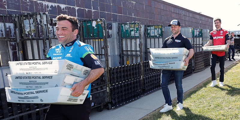 Iconic Blue Envelopes Containing Indy 500 Tickets Mailed to Fans across Globe