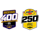 Brickyard 400 and Pennzoil 250 event logos