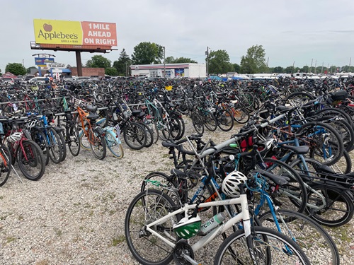 Bike to the 500 Parking