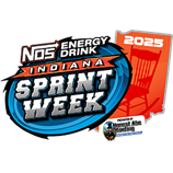 NOS Energy Drink Indiana Sprint Week 2025 Logo