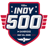 110th Indy 500 presented by Gainbridge Logo