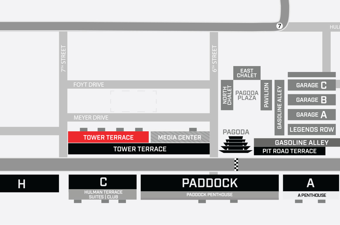 Tower Terrace Suites Map