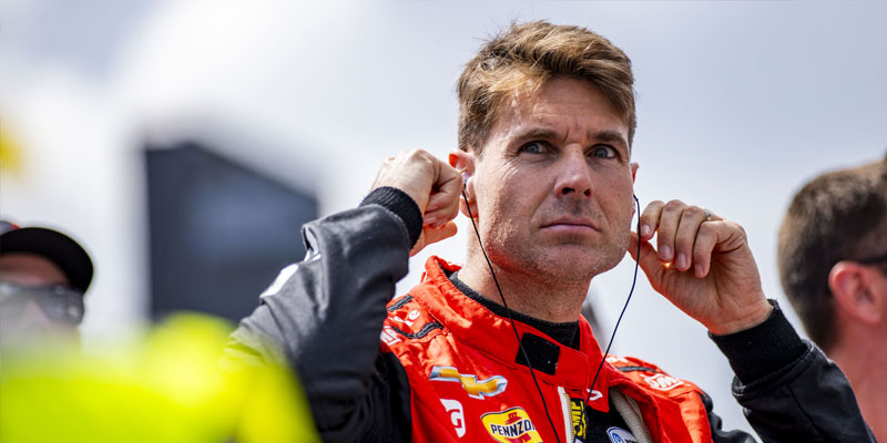 Will Power prepares to get in his car on pit road